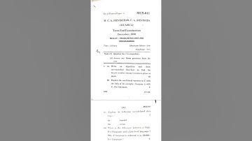 IGNOU MCS-011 BCA/MCA Dec 2020/Feb 2021 Questions Paper