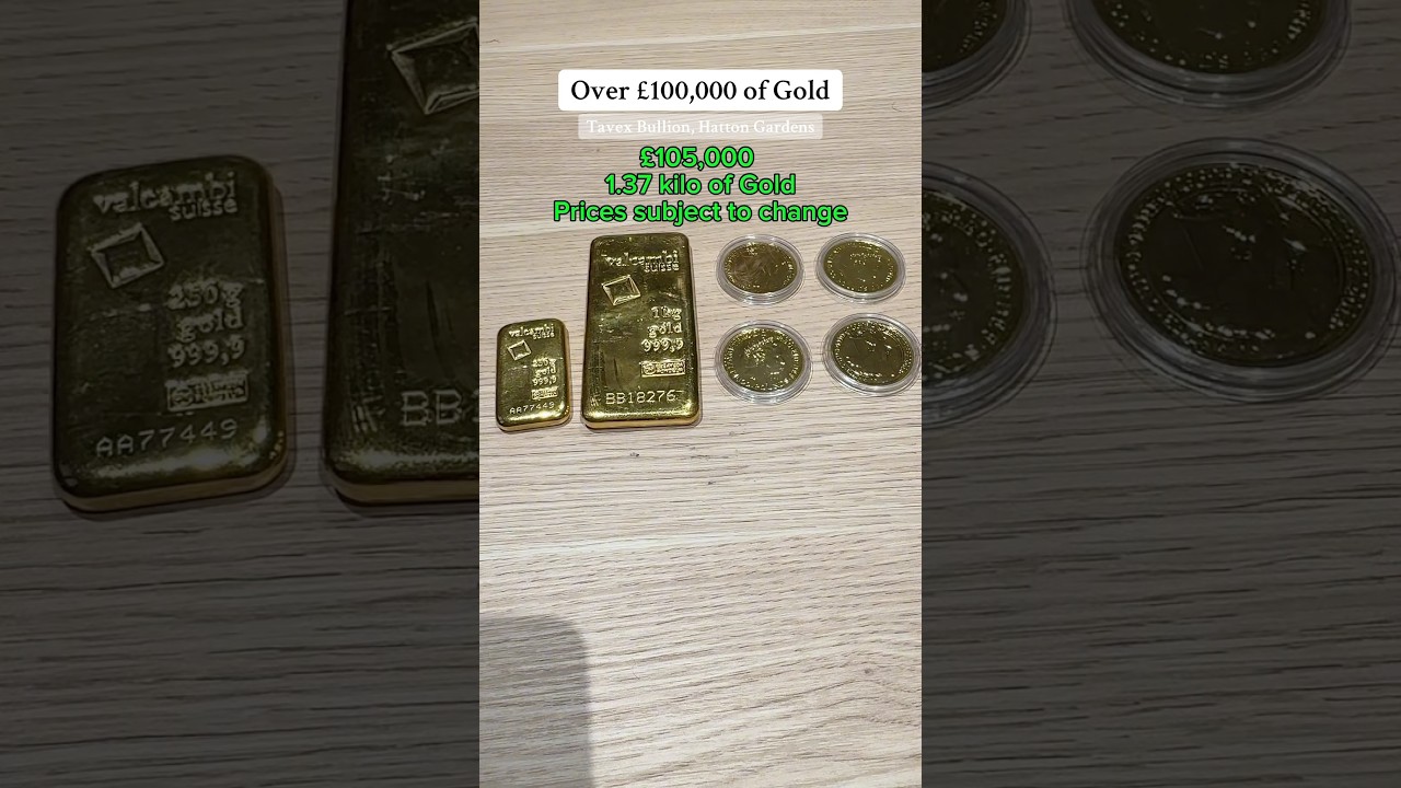 Here is what £100,000 of gold looks like