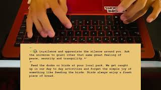 ASMR keyboard typing sounds | ASMR Typing Sound