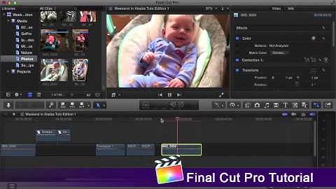Final Cut Pro Tutorial Part3 4Photos