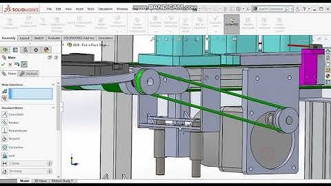 Solidworks Animation Tutorial - How to Animate Pick n Place, Conveyor,& Turn Table (Video 9 of 15)