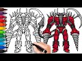 How to draw upgraded titan drillman  skibidi toilet multiverse  easy step by step drawing