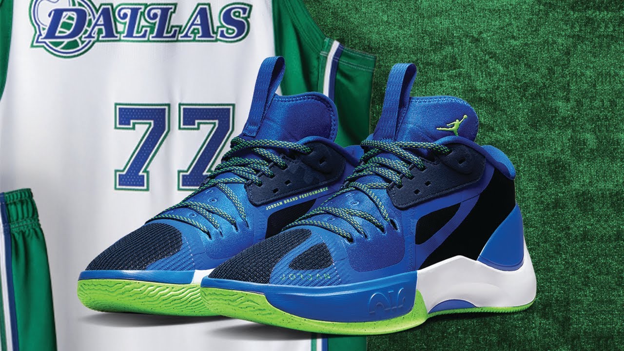 Dallas Mavericks NBA Jordan Zoom Separate Basketball Shoes Exclusive Look