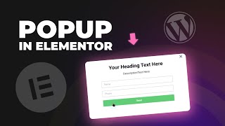 How to Create a Popup in Elementor Pro 2025 and mobile device adaptation