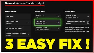 🔇 FIX XBOX ONE AUDIO PROBLEM | 3 EASY METHODS
