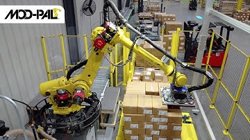 APT & FANUC - MOD-PAL Robotic Depalletizing System