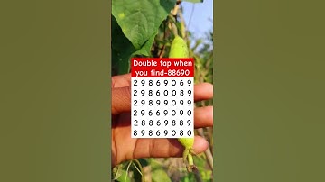 Double tap when you find-88690 #shorts #puzzle #brainteaser