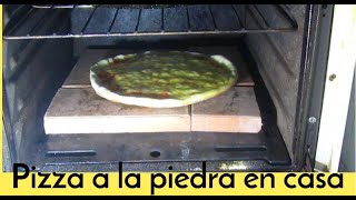 COMO HACER PIZZA A LA PIEDRA EN HORNO DE CASA SUPER FACIL TIPS Y