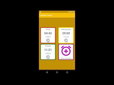 [Android] Kitchen Timers app (4.x version)
