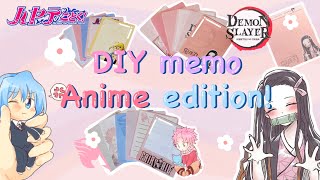 💕DIY STATIONERY💕- Demon slayer, Fairy Tail, Hayate the combat butler screenshot 5