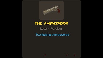 [TF2] ambassador buffed