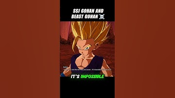 Super Saiyan Gohan And Beast Gohan 🤯 #crashout #gohanbeast #sparkingzero #dragonballz #dbz
