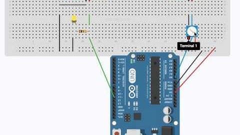 Arduino Simple circuit simulation - Dimmer