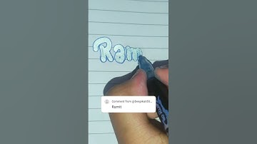 comment your name i am waiting #ramit #thependream #calligraphy