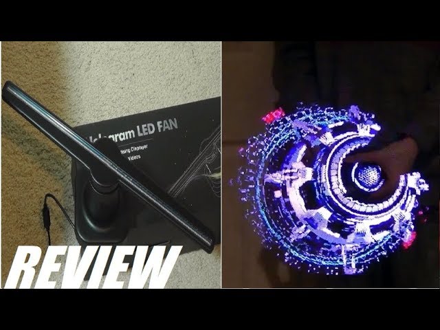 REVIEW: 3D LED Fan Display - Future Is Here! - YouTube