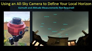 Using an All-Sky Camera to Define the Local Horizon for Astrophotography