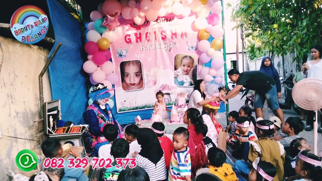 Om Badut Sanggar Pelangi 🌈http://wa.me/6282329702373#badut #viral #semuaorang