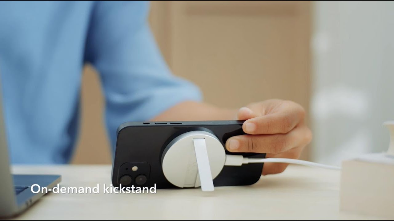 HaloLock™ Kickstand MagSafe Compatible Wireless Charger