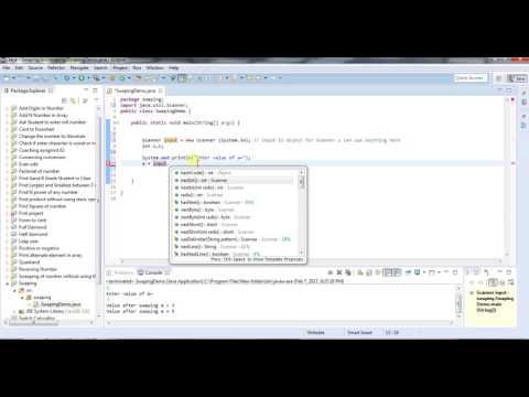 20.Swapping Number without using third variable in Java