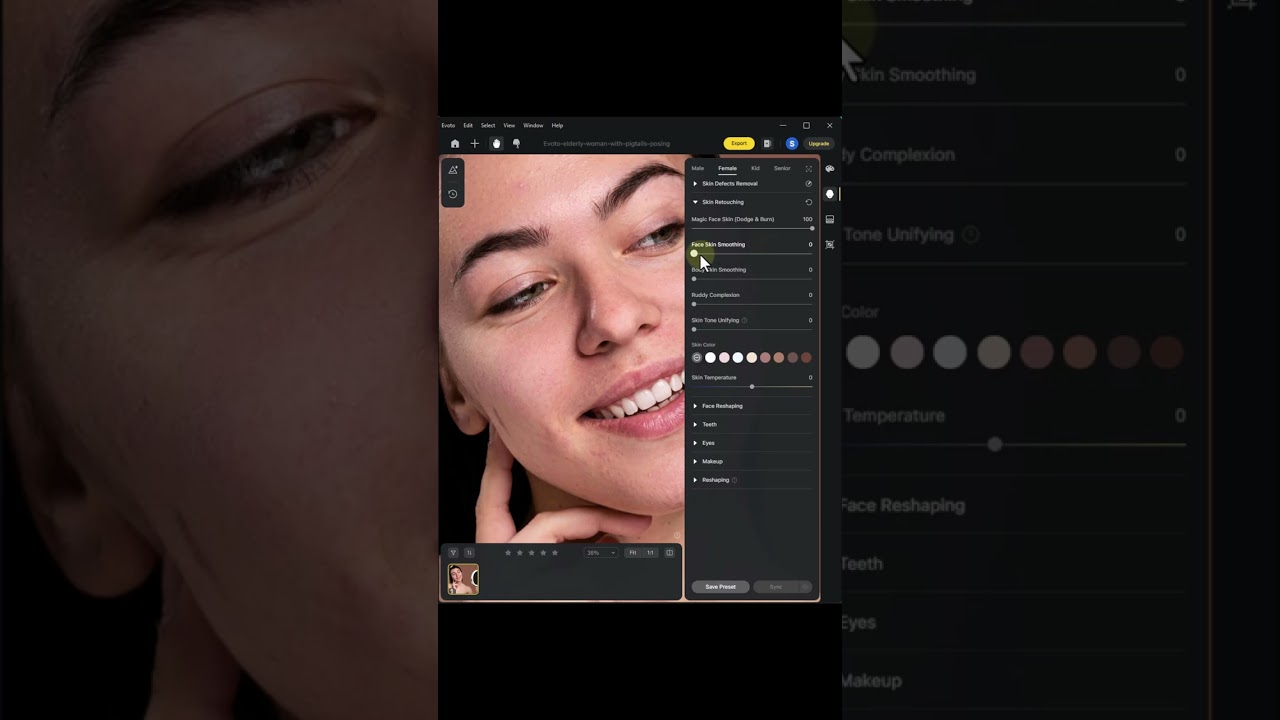 Самый быстрый способ смягчить кожу | Evoto ai