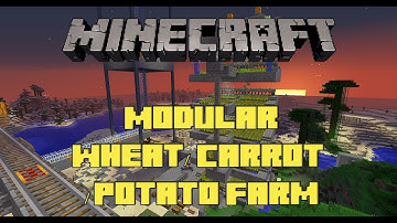 Automatic Wheat Farm (208) - Minecraft 1.3.2 & 1.4.5+ Redstone Tutorial