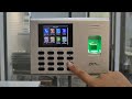 Biometric Module in Worksuite
