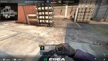 CS:GO - Hes umm, hes gonna be squeaky... 1v3 ninja defuse... June 2 2017 r24 esea match 10266413