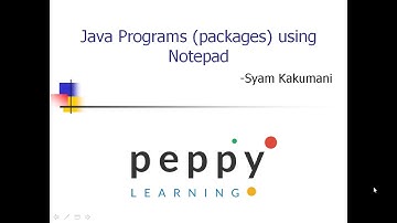 3 Java Programs with Package   using Notepad