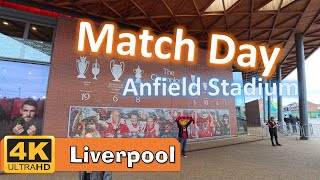 Travel: Liverpool Anfield stadium match day trip report(The Carlsberg Dugout Hospitality)4K