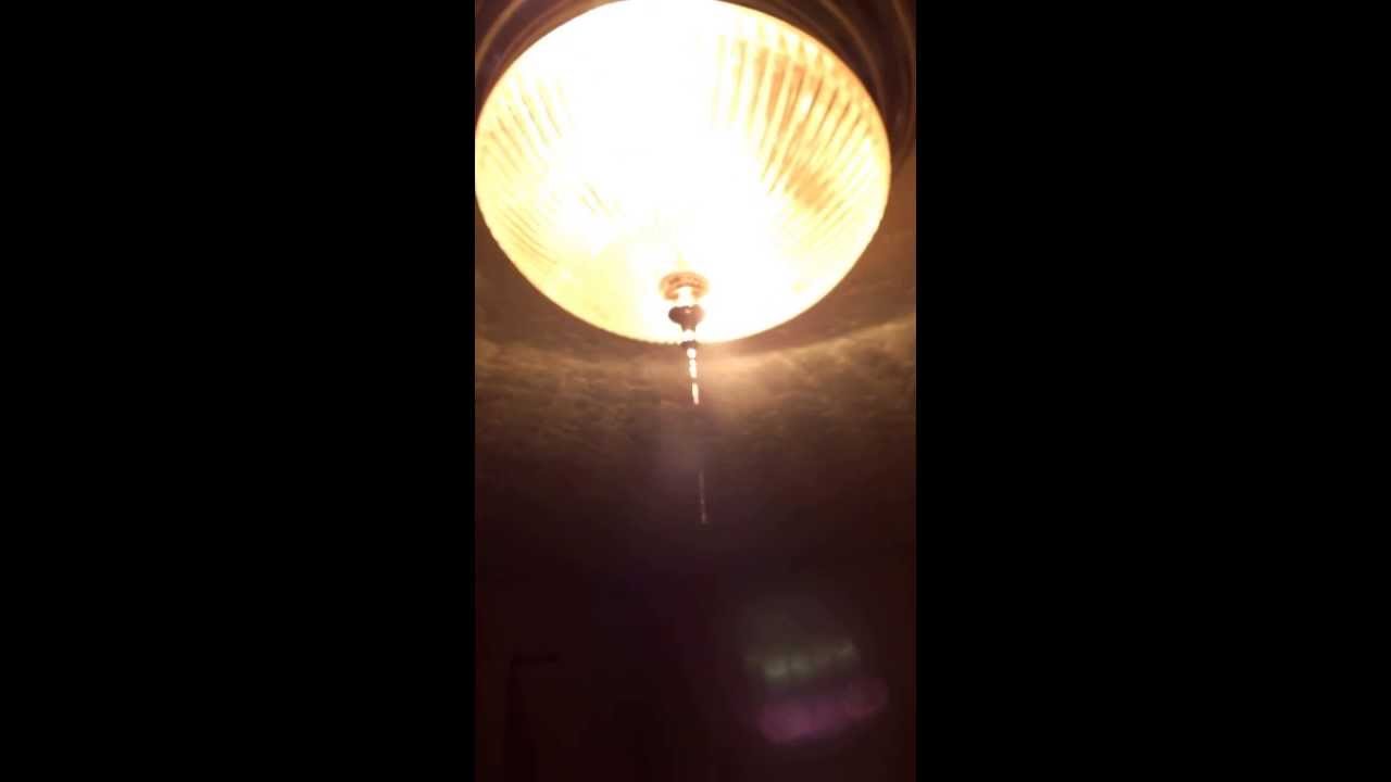 Steaming Water Dripping From Light Fixture Youtube