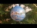 Роспись. Елочная игрушка. Painted Christmas Glass Ornament