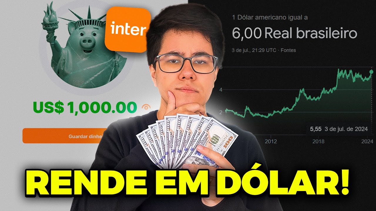 NOVO PORQUINHO EM DÓLAR DO BANCO INTER! VALE A PENA?
