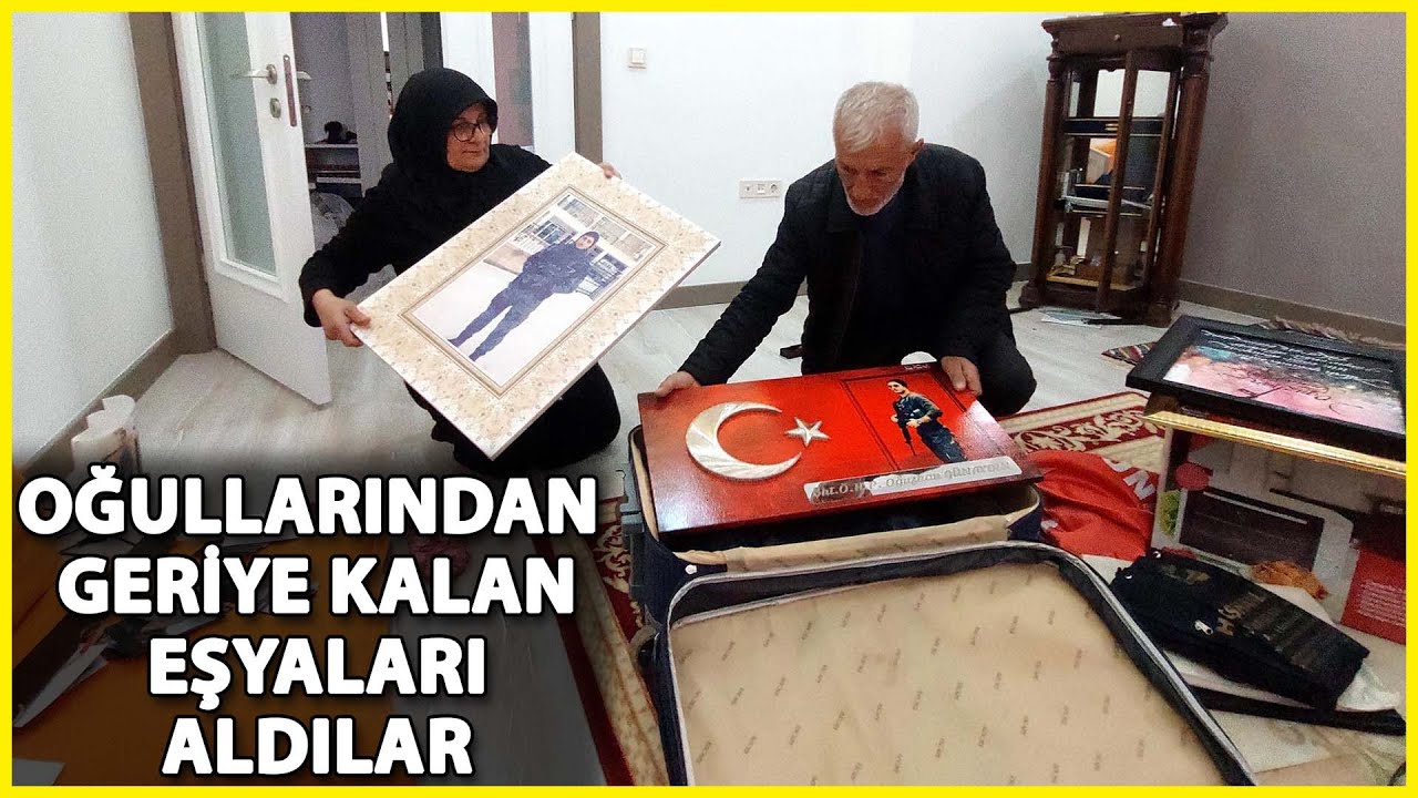 Ölümü Göze Alıp, Eve Girerek Şehit Evlatlarından Kalan Hatıraları Çıkardılar
