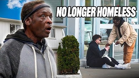 Blind Homeless Man Turns Last Dollar Into a New Home
