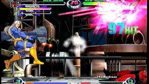 MvC2 Online (360): Brett (MSSpiral) vs ForRevGreen (Cab/Ice/Cyke) 5 .:10.20.09:.