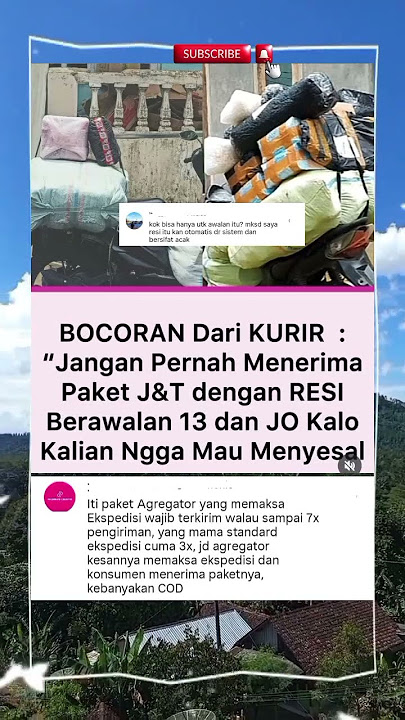 RAHASIA KURIR J&T: JANGAN TERIMA Paket Resi 13 & JO INI! #viralvideo #trendingshorts #shorts