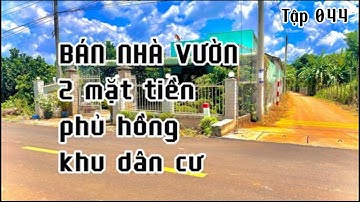VỠ NỢ ! chị hạnh đành rao rán căn nhà vườn cuối cùng của mình để trả tại bà rịa vũng tàu