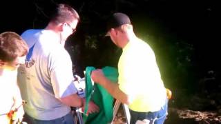 Inversion of a preliner using the Quik-Shot Inversion gun