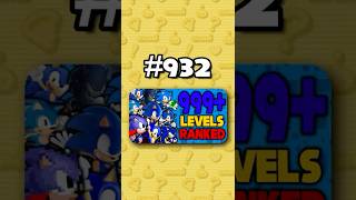 Number 932 - Ranking ALL 999+ Sonic Levels from Worst to Best