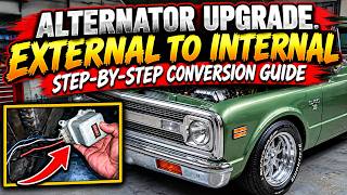 67-72 C10 EASY GM Alternator Conversion! External to Internal Regulator