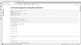 Task - 1 Prediction Using Supervised ML.(The Spark Foundation.)
