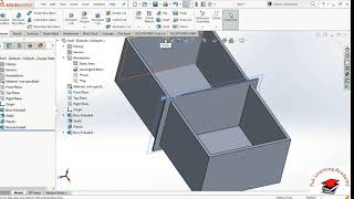 Solidworks Tutorial for beginners in Urdu Hindi 43 || split tool