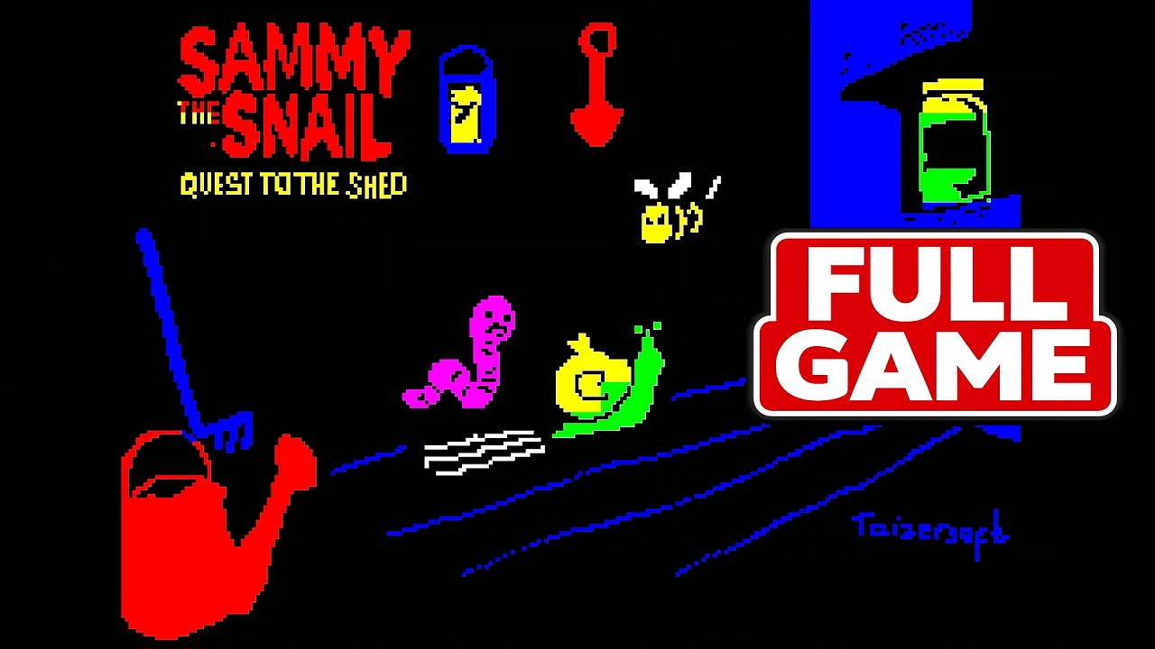 Samuel デザートストーリー シクレ SAMMY THE SNAIL: QUEST TO THE SHED FULL GAME (2026) - ZX Spectrum