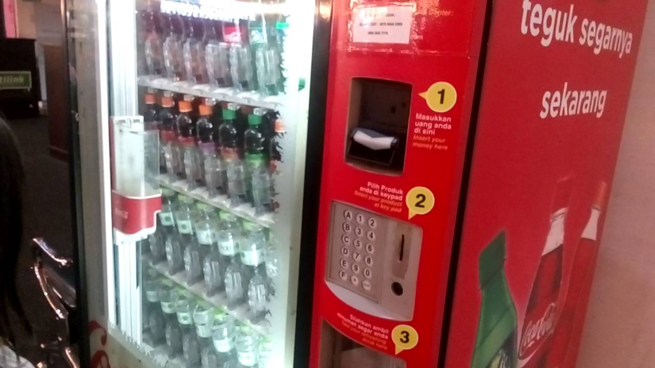 cara menggunakan mesin minuman  otomatis YouTube
