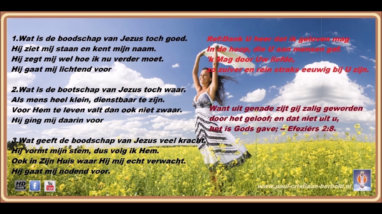 Wat is de boodschap van Jezus toch goed (26-1) - YouTube