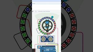 Arduino Ultrasonic Sensor + NeoPixel Ring + Servo Motor Project 🔥