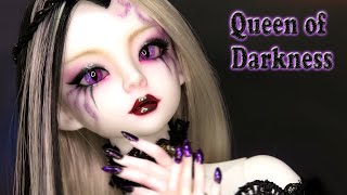 ❤ Queen of Darkness ❤위드돌 캐시를 어둠의 여왕으로 꾸며봤어요 Halloween BJD Repaint Custom OOAK Dolll/딩가의 회전목마 (DINGA)