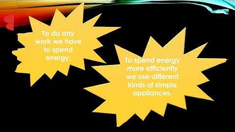 SIMPLE MACHINES PART 1 A BRIEF INTRODUCTION PHYSICS CLASS 6 ICSE