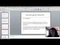 IEPs Goals and Benchmarks