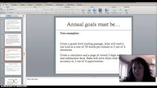 IEPs Goals and Benchmarks